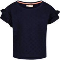 Orange Stars T-shirt marine