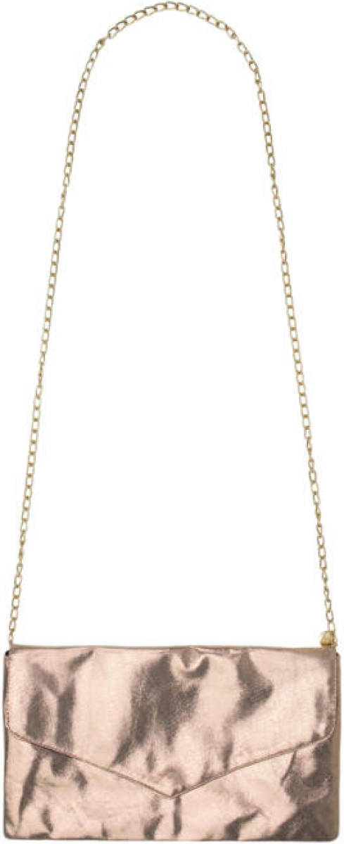 Life of Bulu metallic crossbody tas champagne