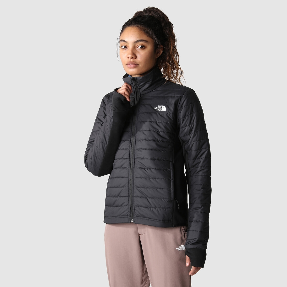 The North Face Donsjas met ritssluiting en opstaande kraag Canyonland Hybrid