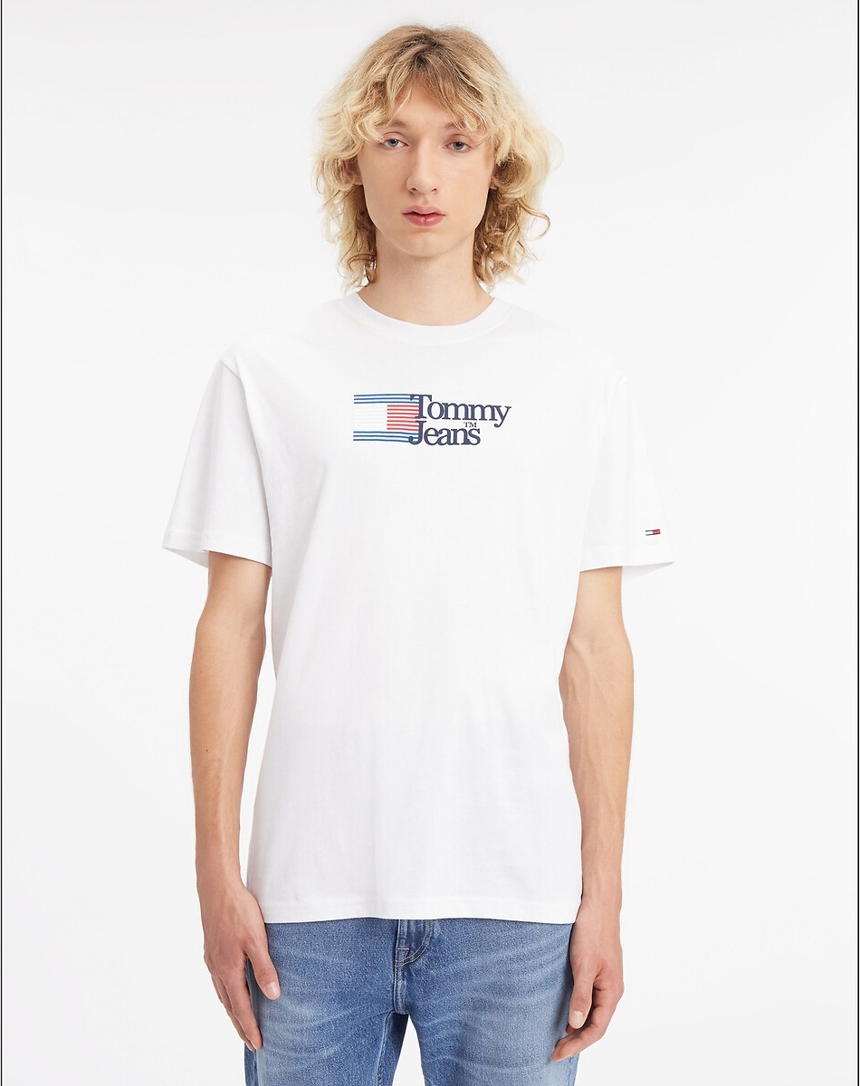T-shirt Korte Mouw Tommy Jeans  TJM CLSC RWB CHEST LOGO TEE