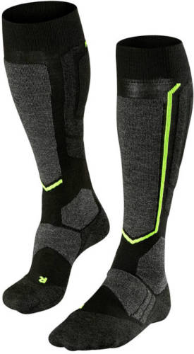 Falke SB2 snowboardsokken zwart/groen