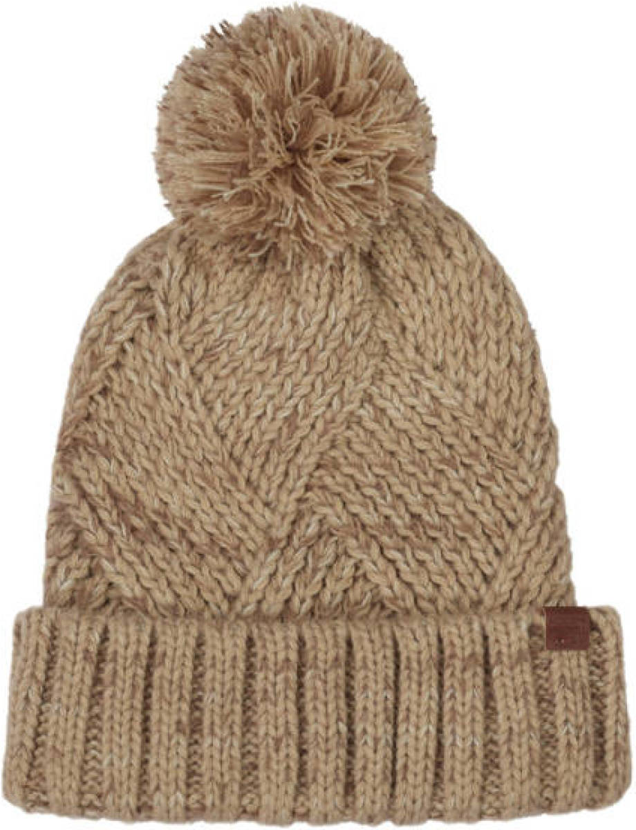 Bickley + Mitchell muts met ingebreid patroon beige