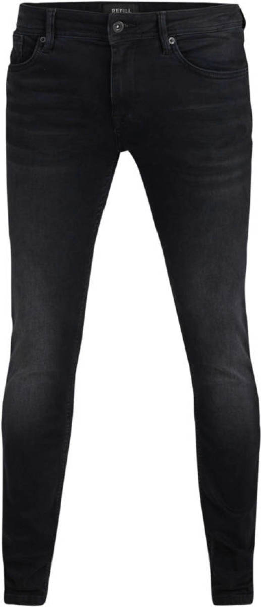 Refill by Shoeby skinny jeans Leroy black denim L34