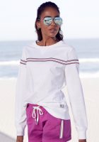 H.I.S Sweater met contrastkleurige tape