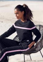 H.I.S Sweater met contrastkleurige tape