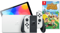 Nintendo Switch OLED Wit + Animal Crossing New Horizons