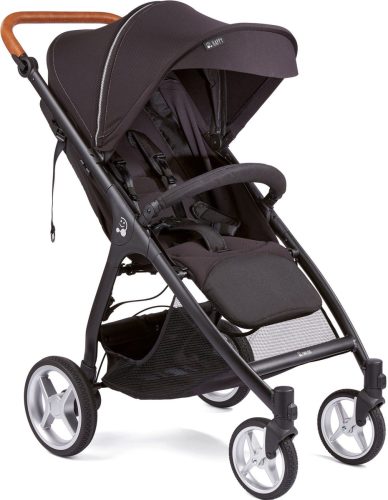 Gesslein Kinder-buggy Smiloo Happy +, zwart/cognac, zwart met één hand-vouwmechanisme, kinderwagen, buggy, buggy, sportbuggy, kinderbuggy, sport-kinderwagen