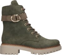 Rieker Veterboot Dames Groen