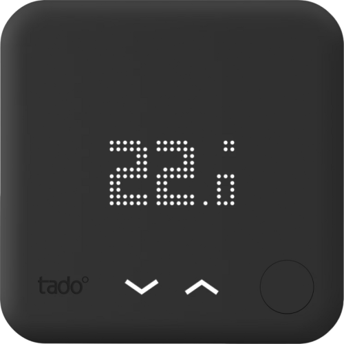 Tado Slimme Thermostaat V3+ Zwart bedraad startpakket
