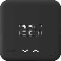 Tado Slimme Thermostaat V3+ Zwart bedraad startpakket
