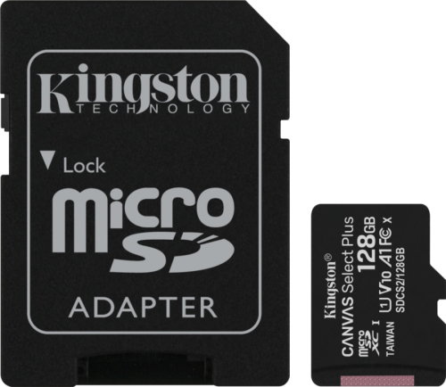 Kingston Canvas Select Plus microSDXC 128GB Micro SD-kaart