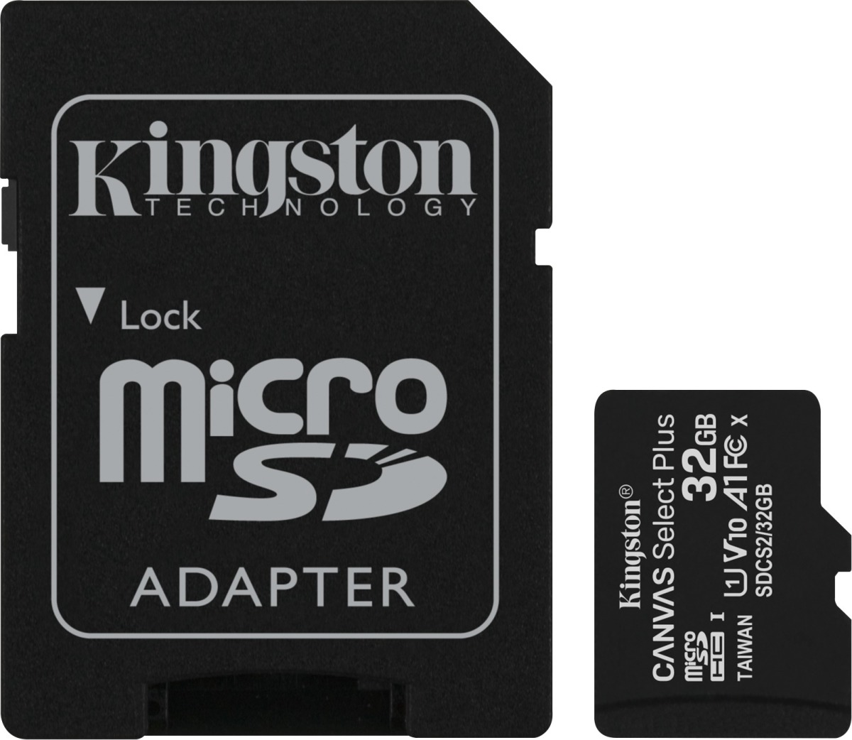 Kingston Canvas Select Plus microSDXC 32GB Micro SD-kaart