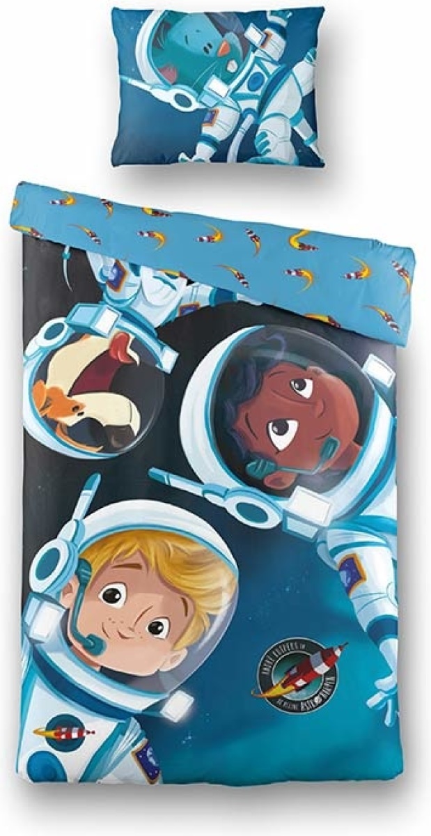Divers De Kleine Astronaut Space Crew - Dekbedovertrek Dekbedovertrek