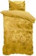 Manilla Crushed Velvet Golden Spice Dekbedovertrek 1-persoons (140 x 220 cm + 1 kussensloop) Dekbedovertrek