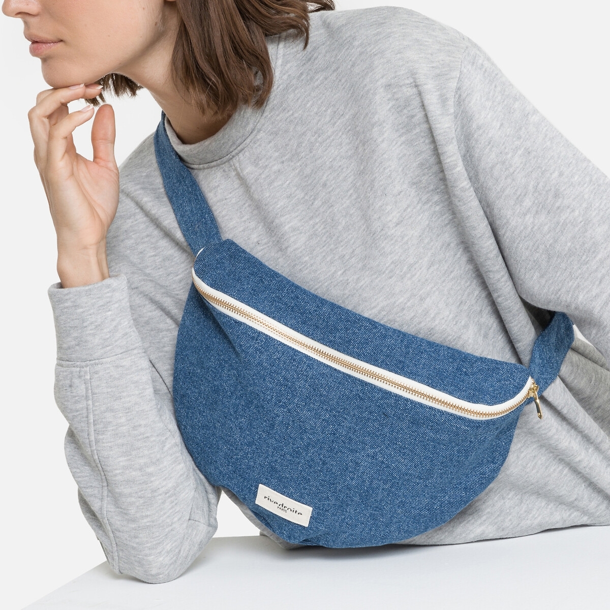 Rive Droite Paris Heuptasje met ritssluiting Custine XL - The Waist Bag