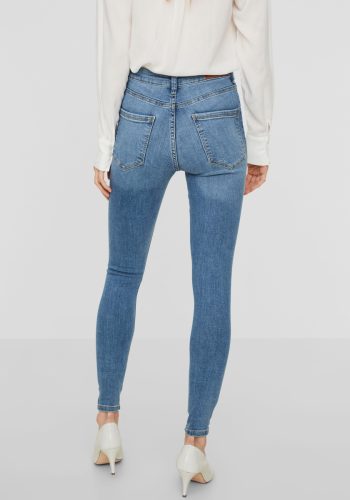 VERO MODA high waist skinny jeans VMSOPHIA light blue denim