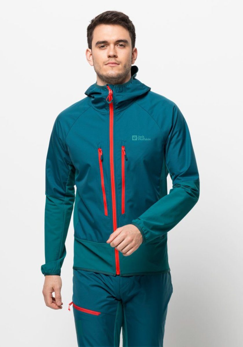 Jack Wolfskin Softshell-jack ALPSPITZE HOODY M