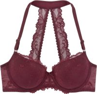 Lascana Bh met halterbandjes Dessous met zacht gevoerde nekinzet en kanten achterkant
