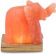 HIMALAYA SALT DREAMS Zoutkristal-tafellamp Olifant Met de hand gemaakt van zoutkristal - iedere steen uniek, H: ca.11 cm (1 stuk)