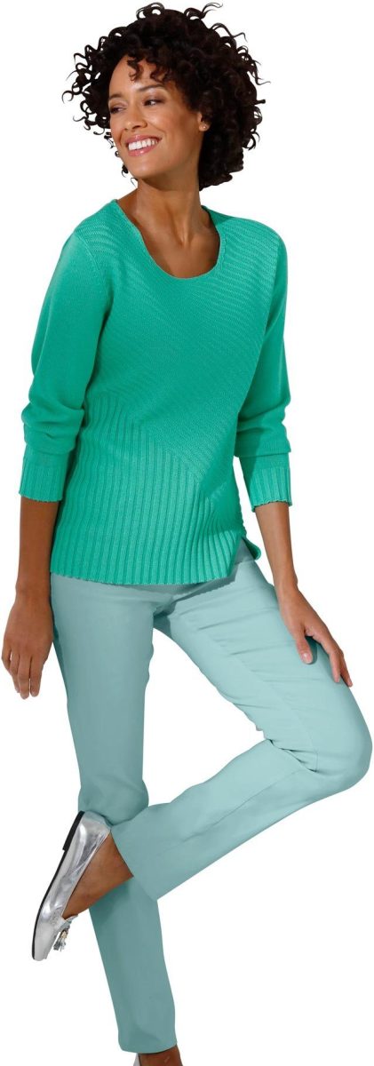 CREATION L PREMIUM Gebreide trui Lyocell-katoenen trui