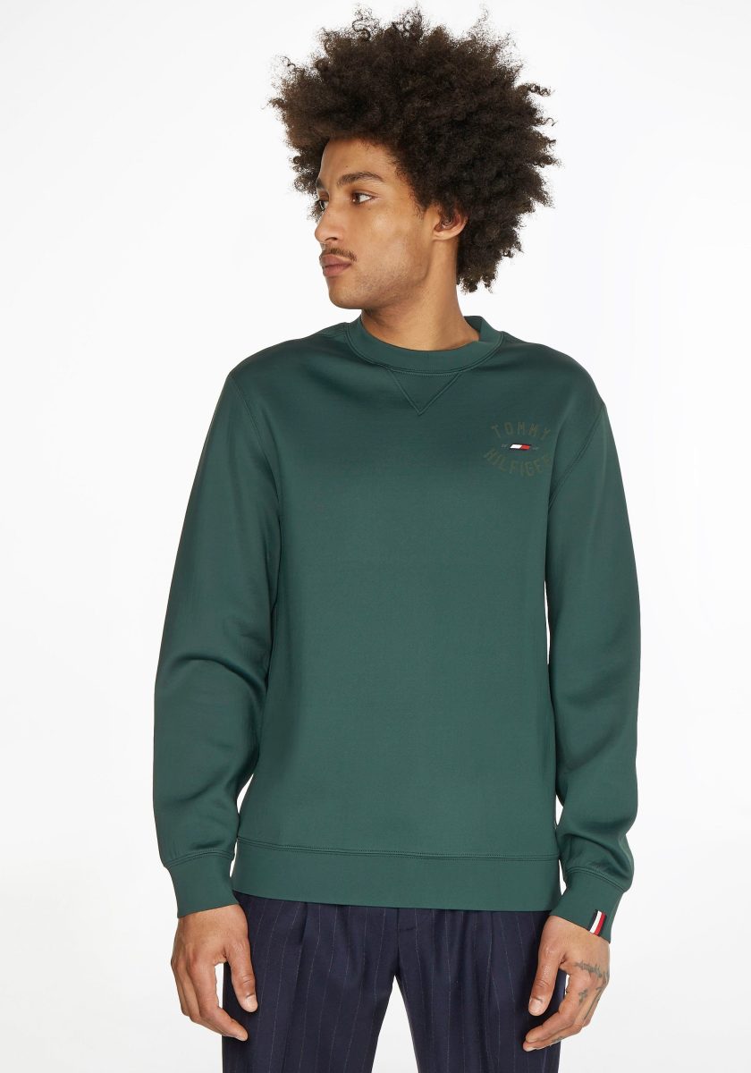 Tommy Sport Sweatshirt VARSITY graphic crew