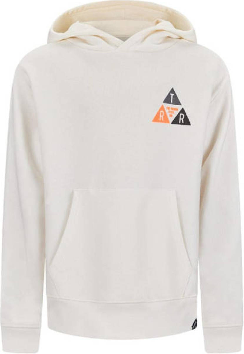 Retour Denim hoodie Gino met printopdruk offwhite