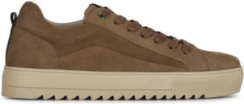 Ps poelman MIKE suede sneakers taupe