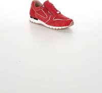 Veterschoen met perforaties MONA Rood