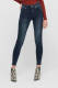 Only skinny jeans Blush met biologisch katoen donkerblauw