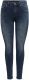 Only skinny jeans Blush met biologisch katoen donkerblauw