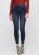 Only skinny jeans Blush met biologisch katoen donkerblauw