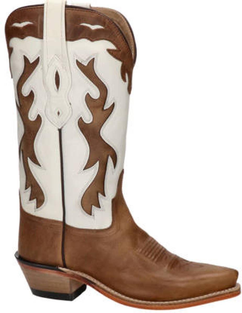 Bootstock leren cowboylaarzen bruin
