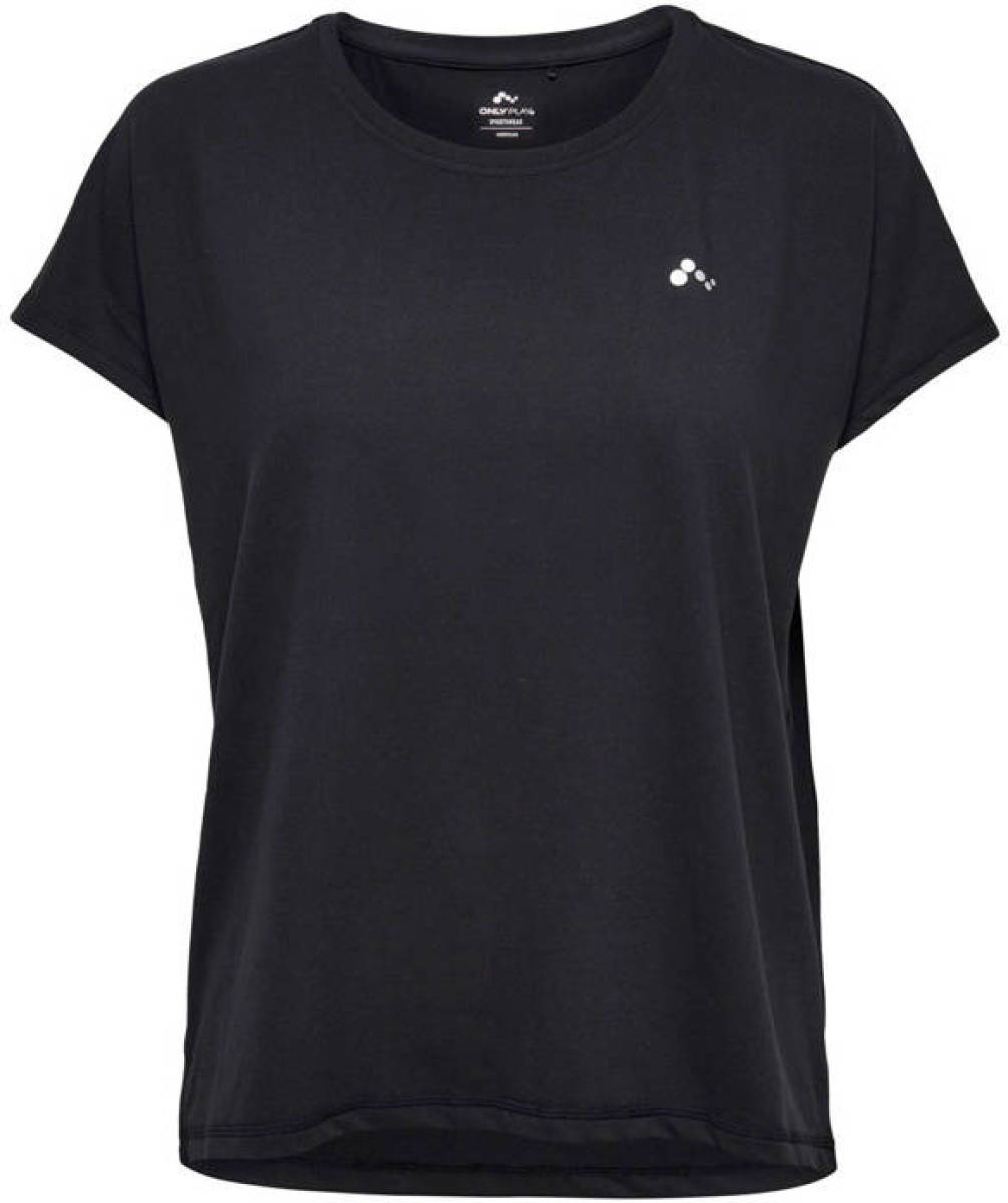 ONLY PLAY Curvy sport T-shirt zwart