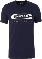 G-star Raw T-shirt met logo donkerblauw