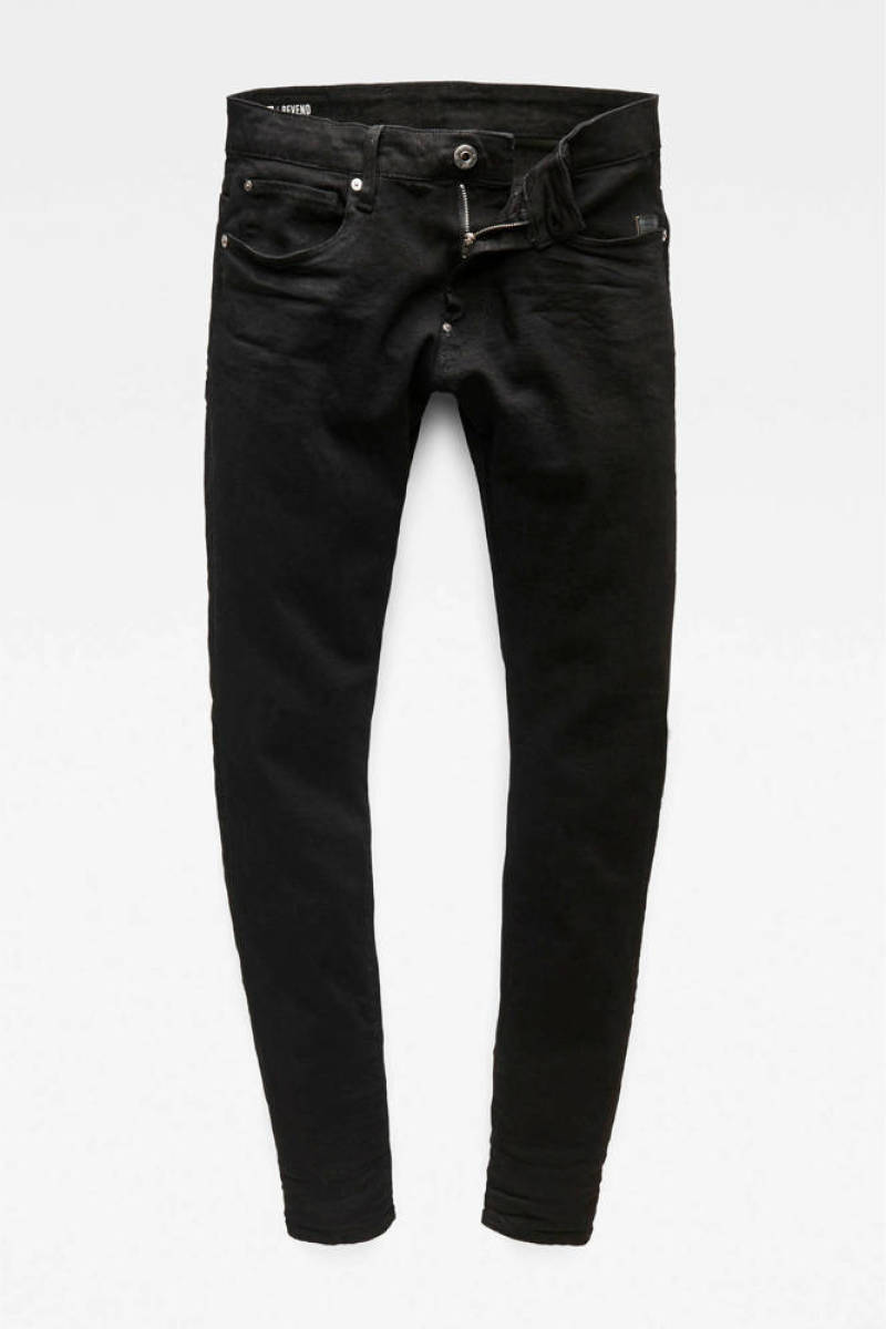 G-star Raw skinny fit jeans Revend pitch black