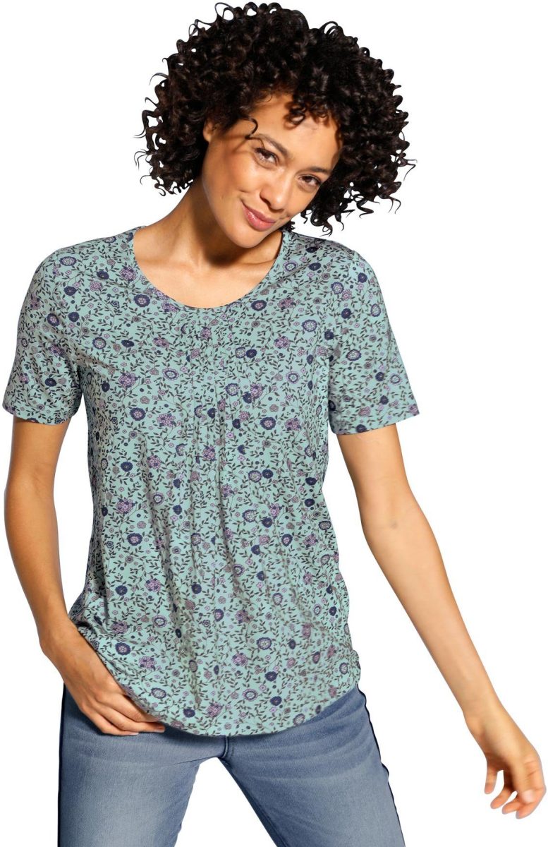 CREATION L PREMIUM Shirt met print Lyocell-shirt (1-delig)