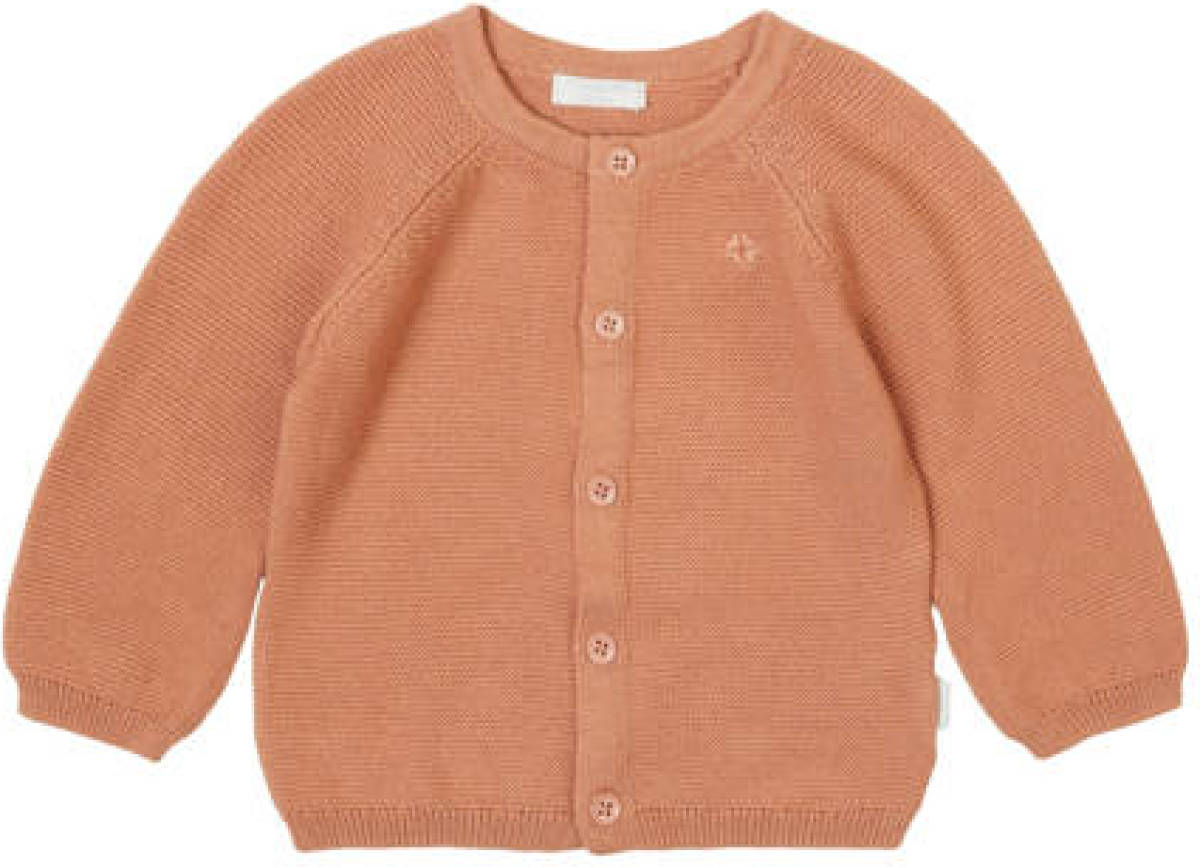 Noppies newborn baby vest Naga van biologisch katoen oudroze
