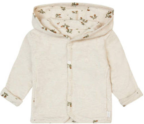 Noppies Niederau reversible vest ecru/groen/bruin