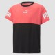 Puma T-shirt met logo roze/zwart