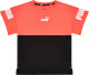 Puma T-shirt met logo roze/zwart