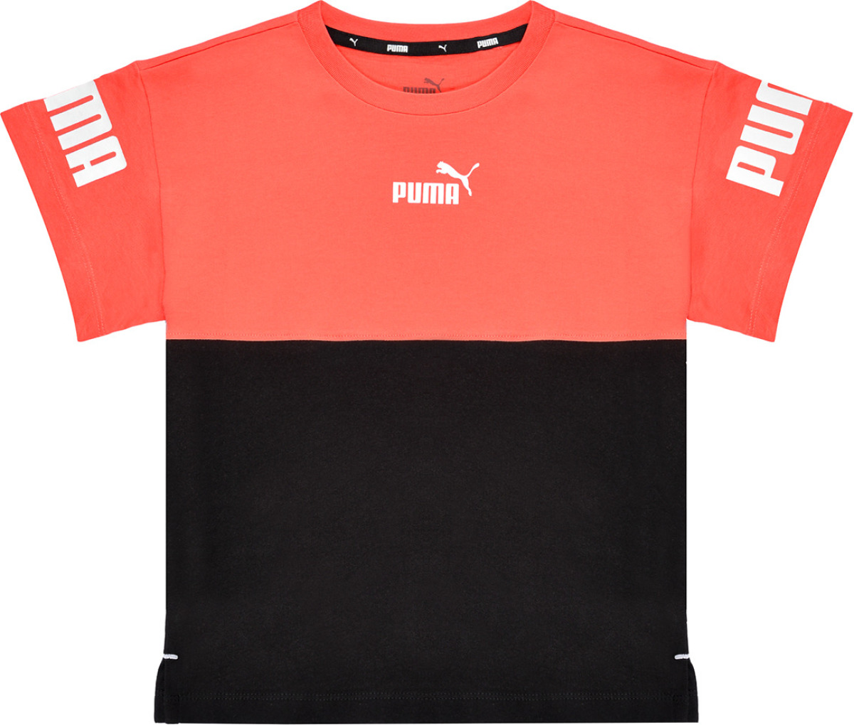 T-shirt Korte Mouw Puma  Puma POWER COLORBLOCK TEE