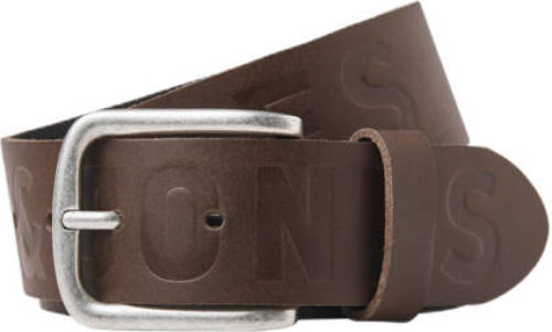 Jack & Jones leren riem JACPORTO bruin