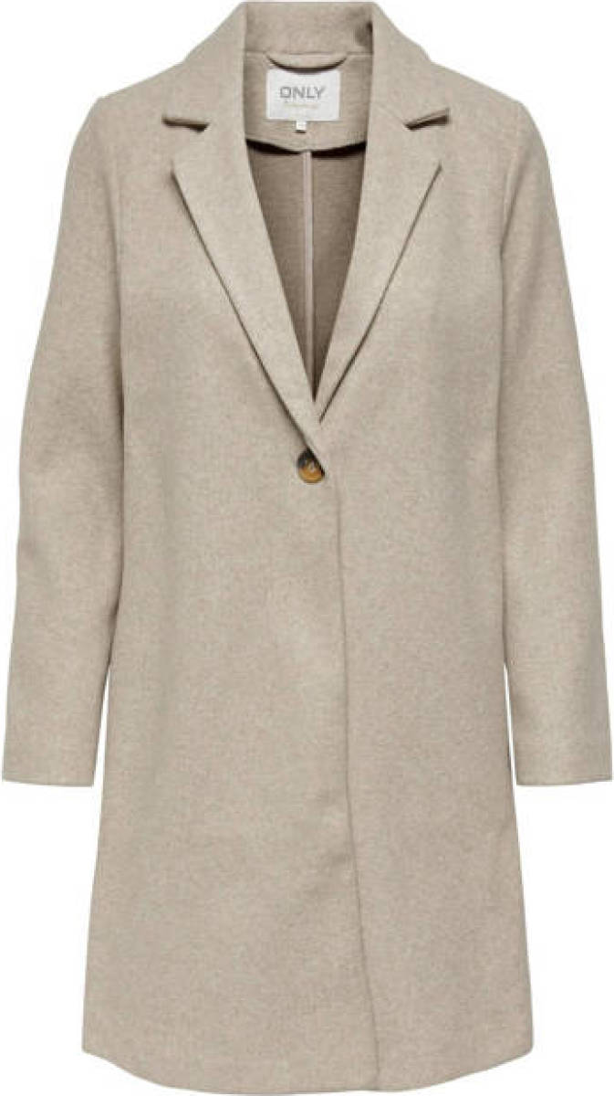 Only gemêleerde coat ONLEMMA beige