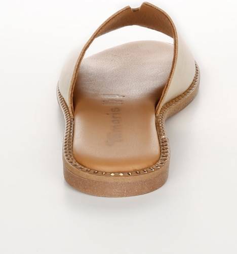 Muiltje Mule Flat Tamaris Goudkleur
