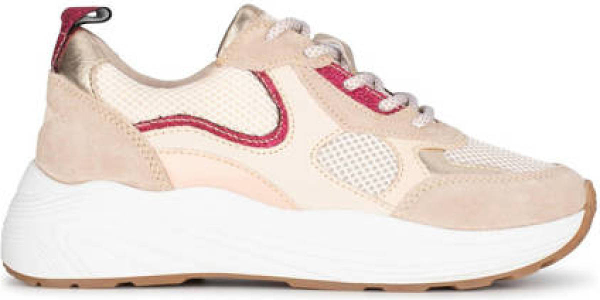 Ps poelman Triangle Triangle suede sneakers beige