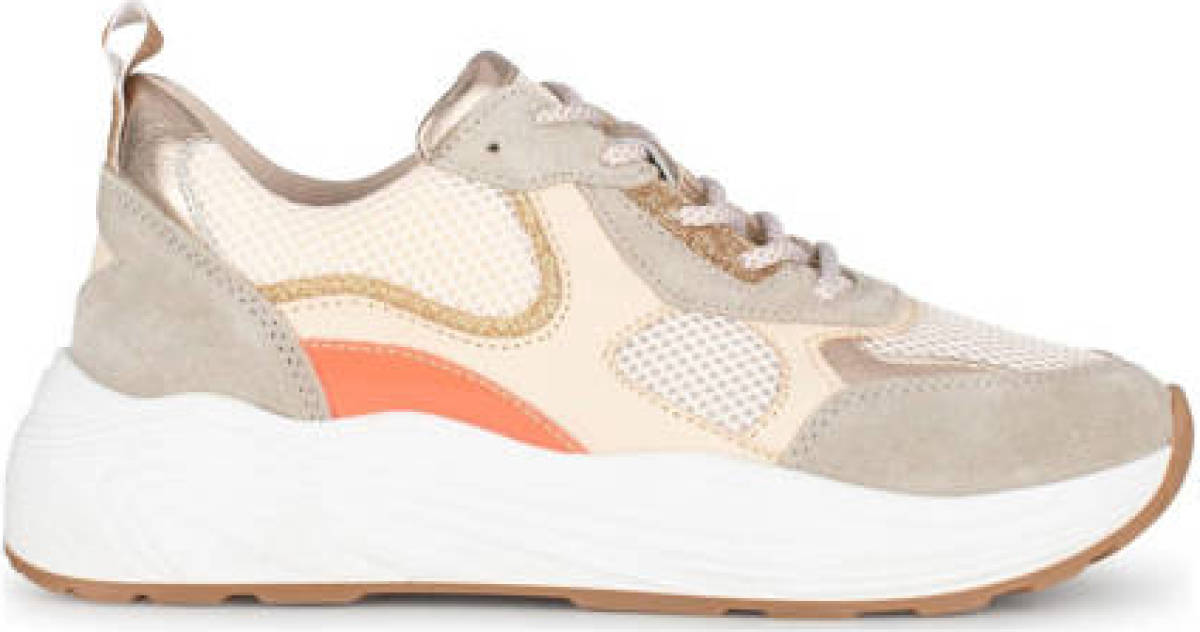 Ps poelman Triangle Triangle suede sneakers ecru