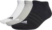 adidas Performance sportsokken set van 3 grijs/wit/zwart
