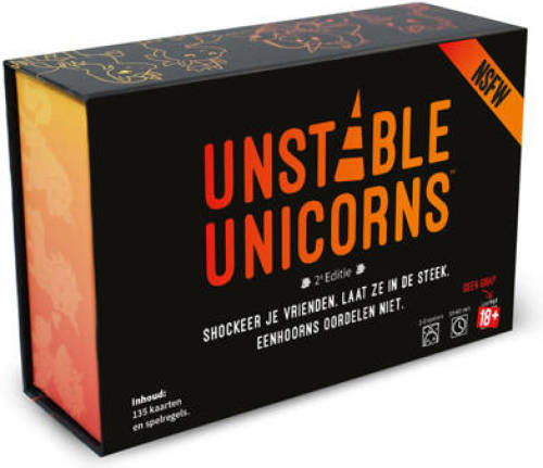 TeeTurtle Unstable Unicorns NSFW NL kaartspel