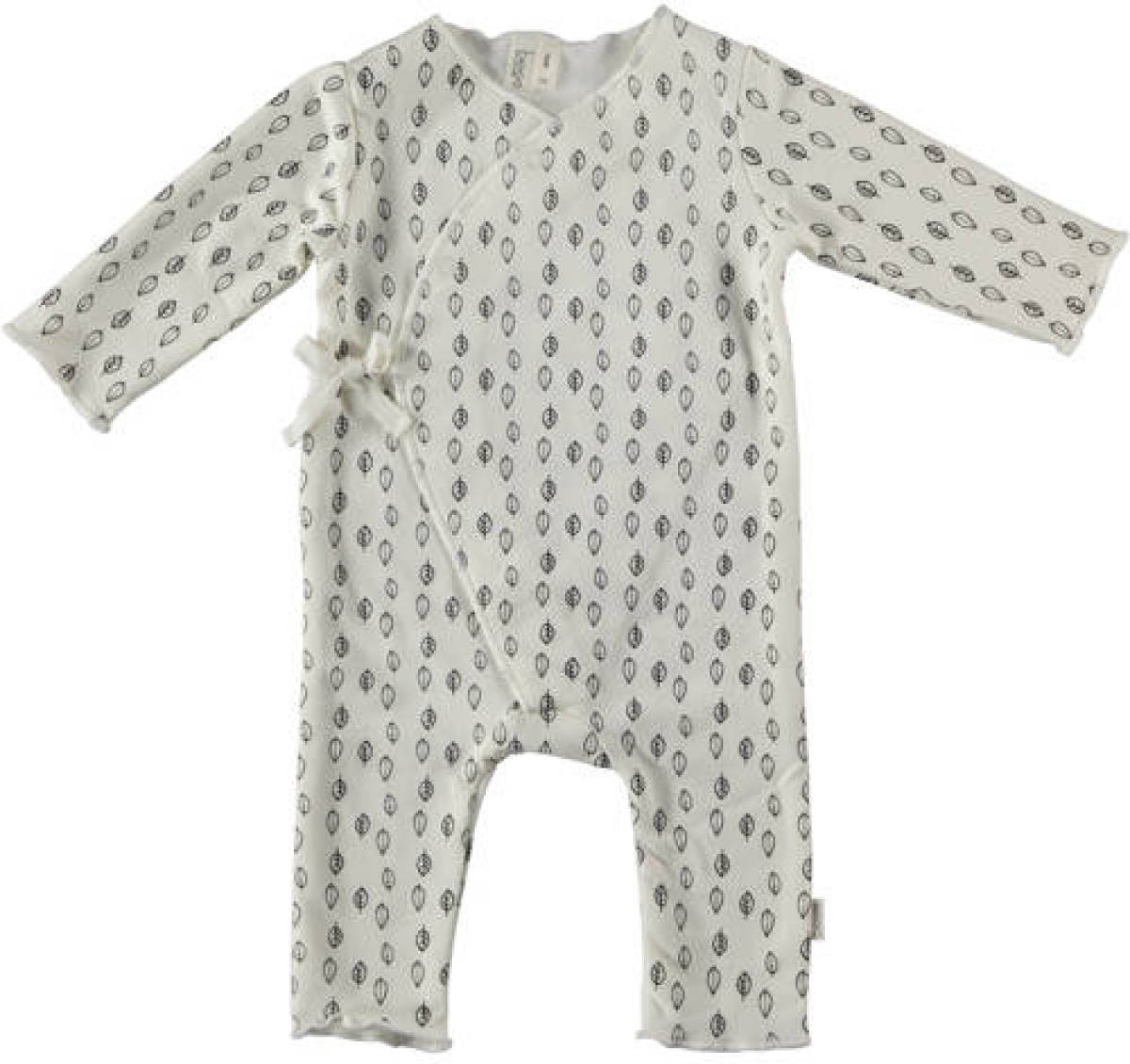 Bess baby boxpak met all over print ecru