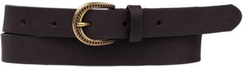 Legend nubuck riem zwart